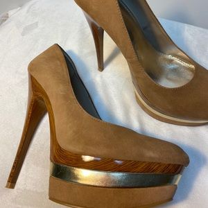 Tan Baker’s heels